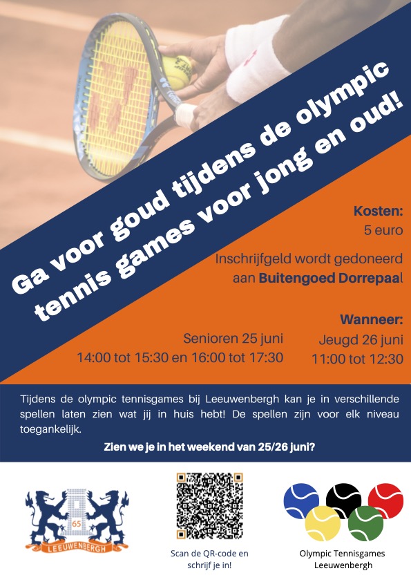 Flyer Olympic Tennis Games